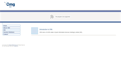 Desktop Screenshot of cmg-plc.com